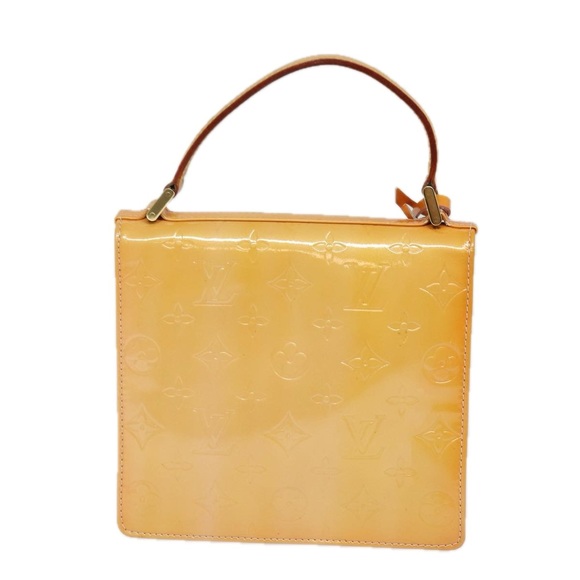 LOUIS VUITTON Vernis Spring Street Hand Bag Marshmallow Pink M91033 Auth 80345 - Picture 2 of 16